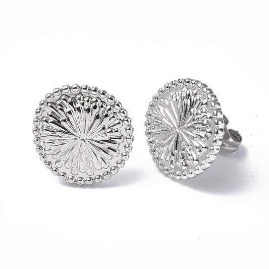 Radiant Bloom Stud Earrings