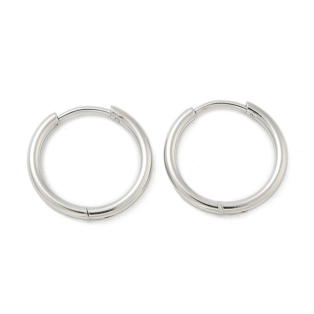 Κλασικά σκουλαρίκια Huggie Hoop