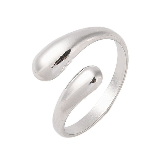 Minimalist Curved Open Cuff Ring