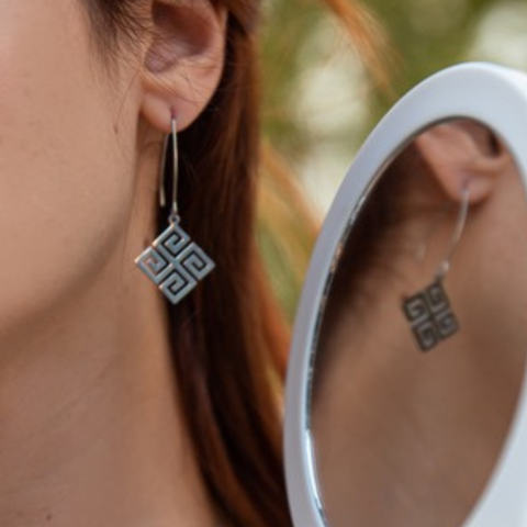 Stainless Steel Geometric Earrings