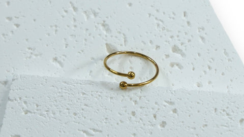 Minimalist Open Stainless Steel Ring: Understated Elegance