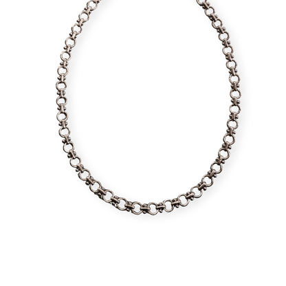 Κλασικό κολιέ με αλυσίδα από ανοξείδωτο ατσάλι