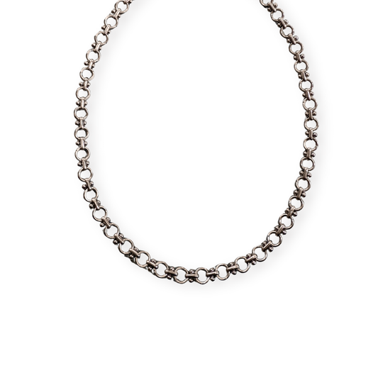 Κλασικό κολιέ με αλυσίδα από ανοξείδωτο ατσάλι