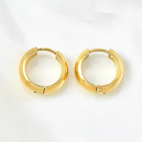 Classic Gold Huggie Hoops
