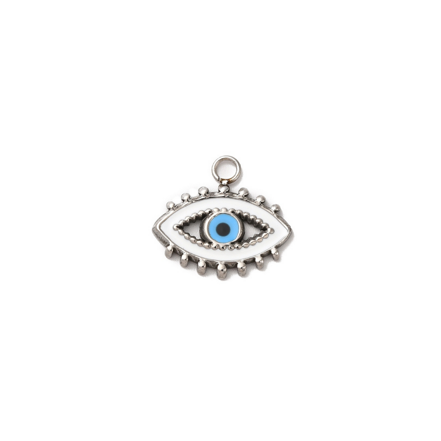 Γούρι μενταγιόν με μάτι από σμάλτο