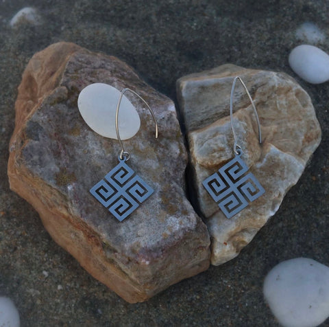 Stainless Steel Geometric Earrings