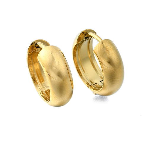 Classic Gold Huggie Hoops