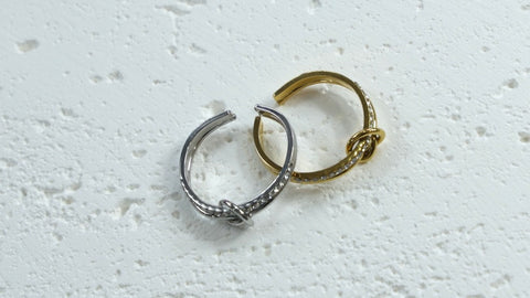 Knotted Stainless Steel Rings: A Symbol of Connection