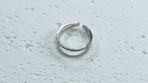 Double Band Stainless Steel Rings: Understated Elegance