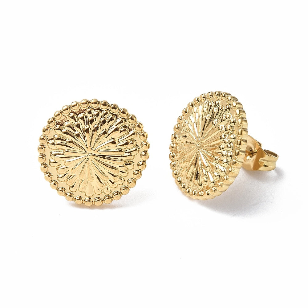 Radiant Bloom Stud Earrings