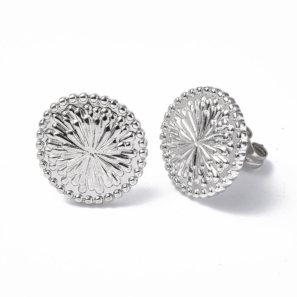 Radiant Bloom Stud Earrings