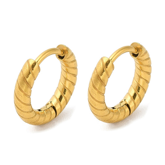 Textured Hoop Earrings