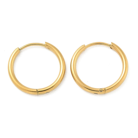 Κλασικά σκουλαρίκια Huggie Hoop