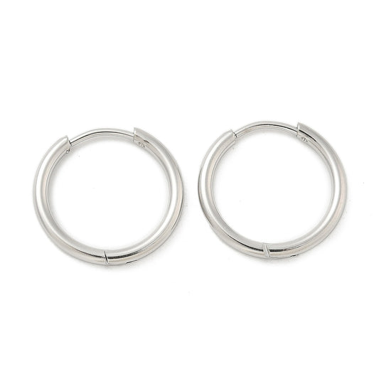 Κλασικά σκουλαρίκια Huggie Hoop