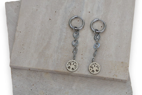 Tree of Life Drop Earrings